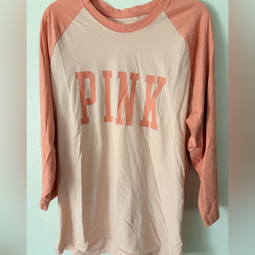 PINK Victoria's Secret 3/4 Sleeve Shirt